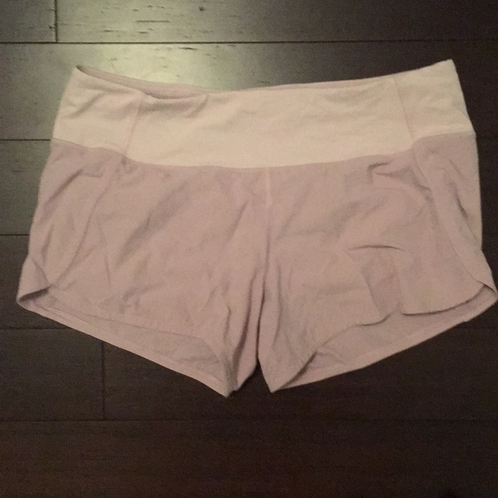 Pinky purple lulu lemon shorts